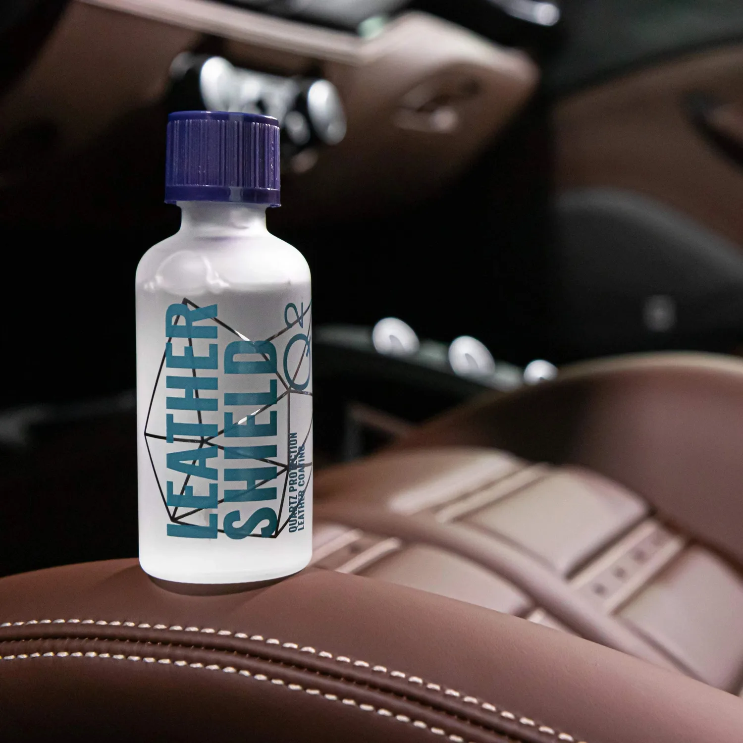 Leather interior ceramic protection photo
