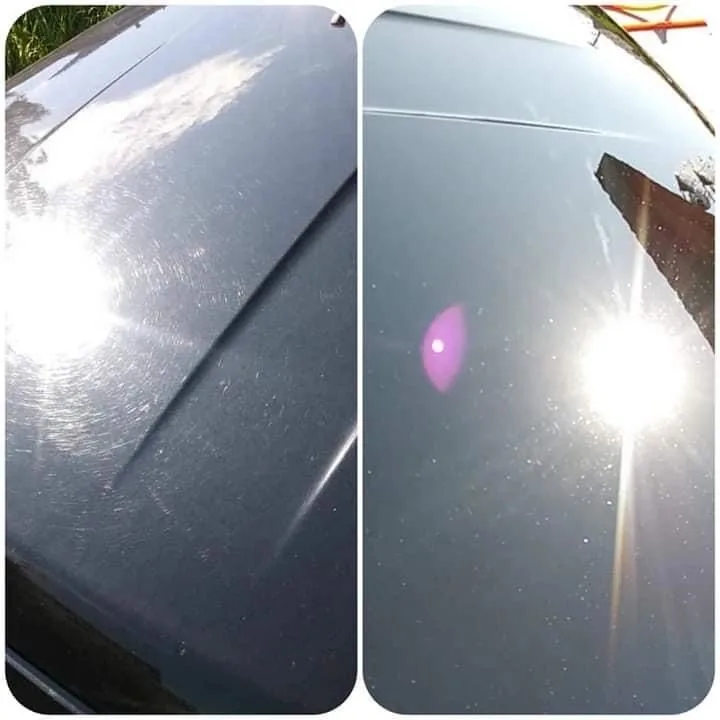 Paint correction result photo