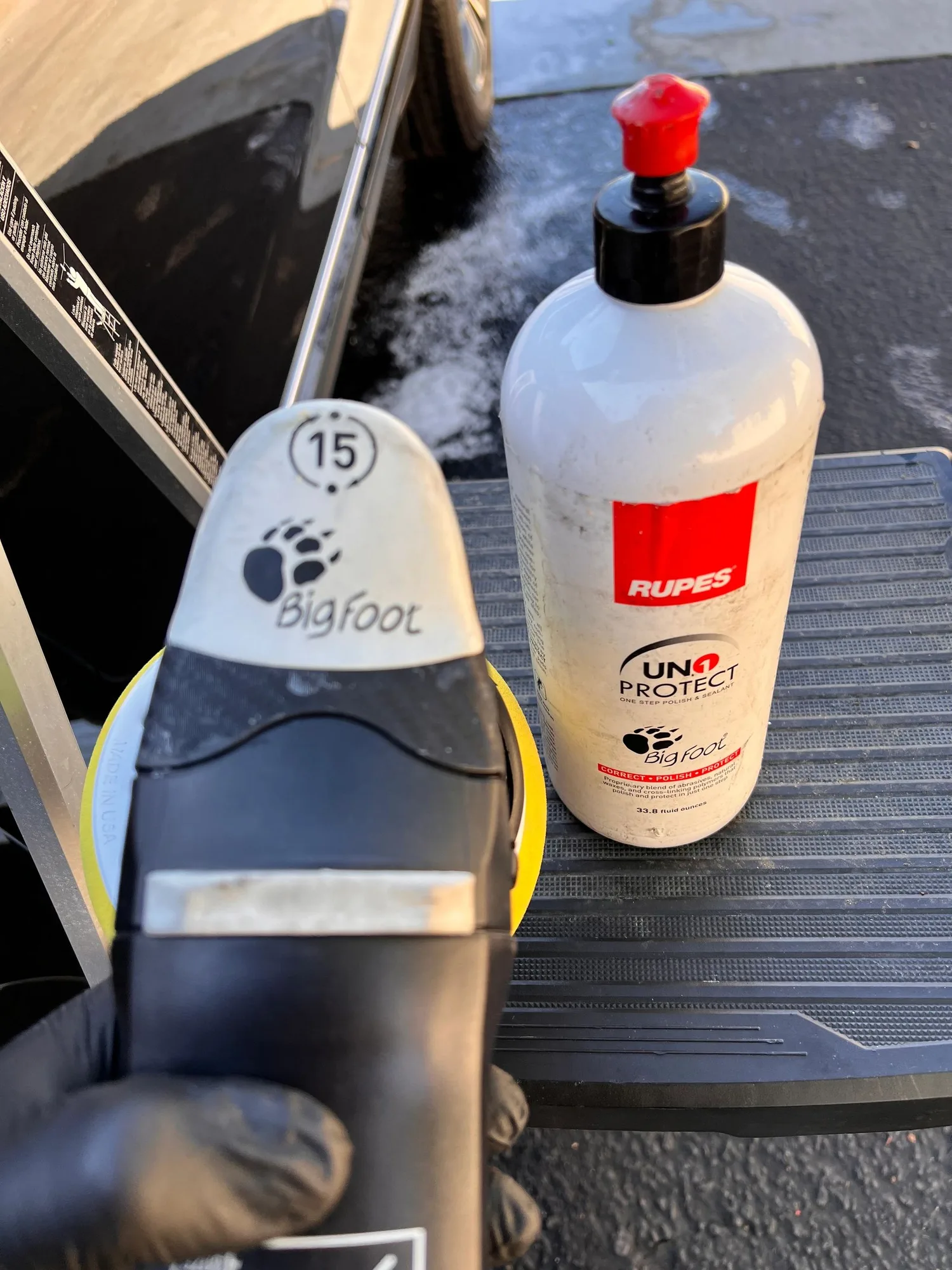 Rupes polishing tools and detailing products used by Shine Rite